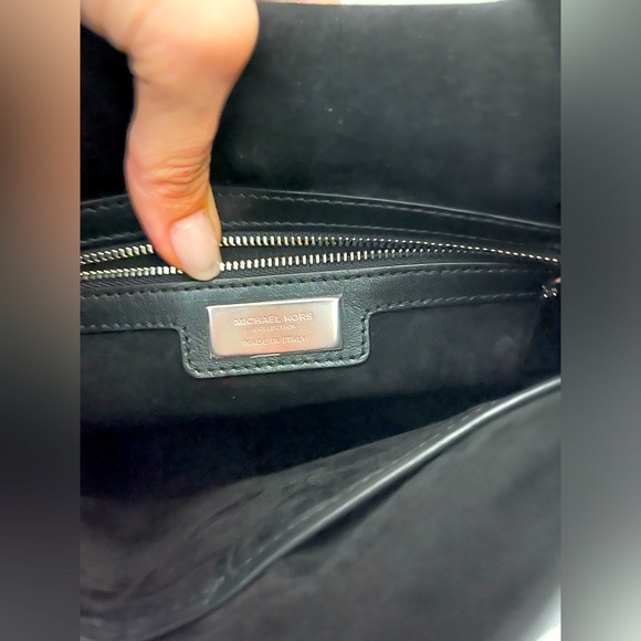 Michael Kors Collection Bancroft Messenger Handbag - Picture 8 of 11